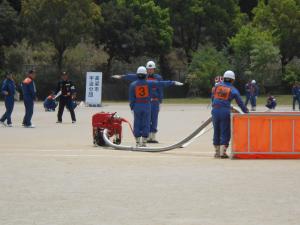 第61回岡山県消防操法訓練大会で見事入賞