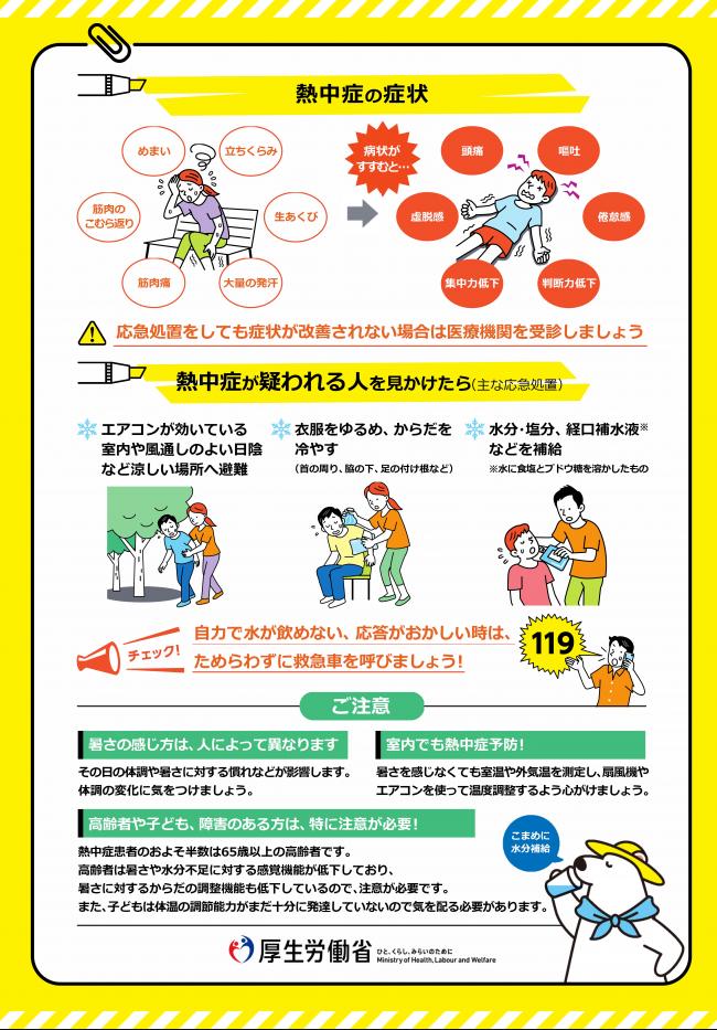 熱中症予防のために