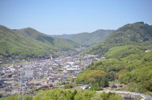 ループ橋展望台からの眺め