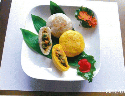 彩りカレーおやき