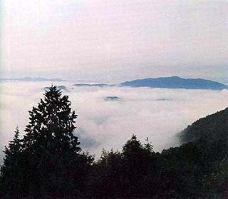 松原町の雲海