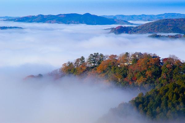 松山城・雲海