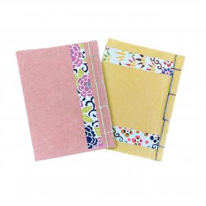 ベンガラ和紙を使って四ツ目綴じ和本をつくろう！