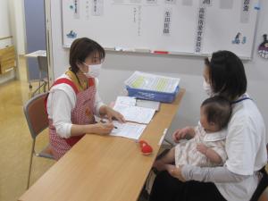 保健相談の様子